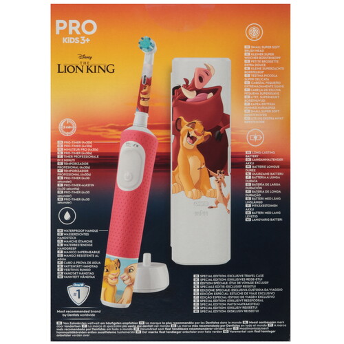 Купить Электрическая зубная щетка Braun Oral-B Vitality Kids REY LEON белый, красный  5495934. Характеристики, отзывы и цены в Донецке