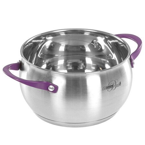 Купить Кастрюля Barton Steel 2017-18 BS 2.5 л 18 см серебристый  9151729. Характеристики, отзывы и цены в Донецке