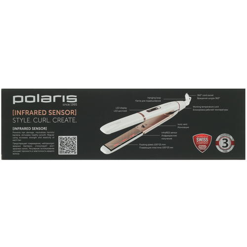 Купить Выпрямитель для волос Polaris PHS 2022KT InfraRed  9916506. Характеристики, отзывы и цены в Донецке
