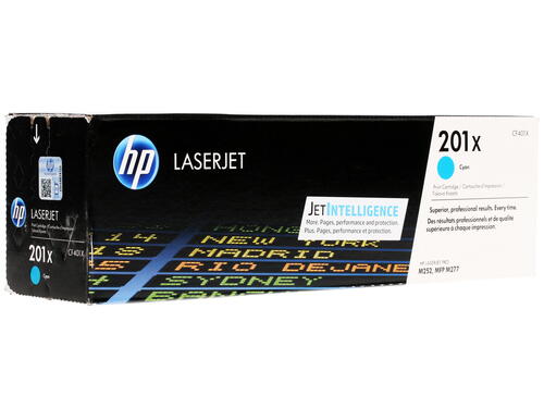 Купить Картридж лазерный HP 201X (CF401X) голубой, с чипом  1014006. Характеристики, отзывы и цены в Донецке