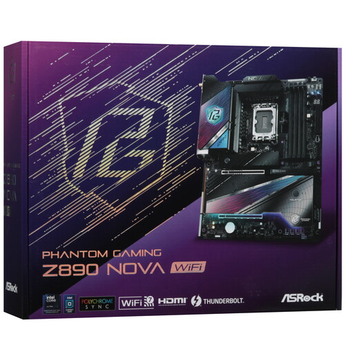 Купить Материнская плата ASRock Phantom Gaming Z890 NOVA WIFI  5608942. Характеристики, отзывы и цены в Донецке