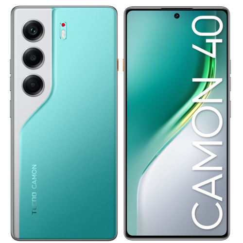 Купить 6.78" Смартфон Tecno CAMON 40 256 ГБ бирюзовый  5626383. Характеристики, отзывы и цены в Донецке