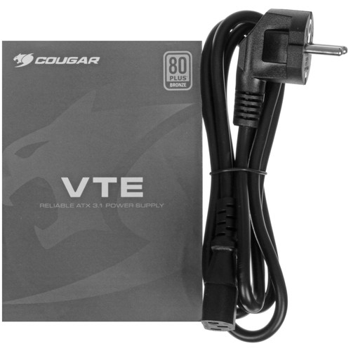 Купить Блок питания Cougar VTE 750 [31VA075.6433P] черный  5454637. Характеристики, отзывы и цены в Донецке