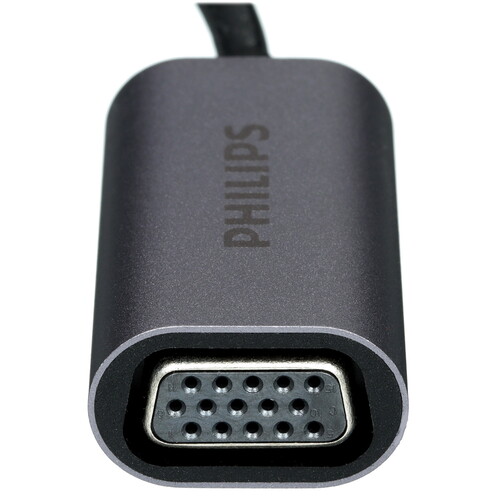 Купить Переходник однонаправленный Philips USB Type-C - VGA, 0.1 м  5616468. Характеристики, отзывы и цены в Донецке