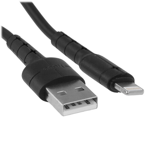 Купить Кабель круглый Hoco Lightning 8-pin - USB 2.0 Type-A черный 1.2 м  9238221. Характеристики, отзывы и цены в Донецке