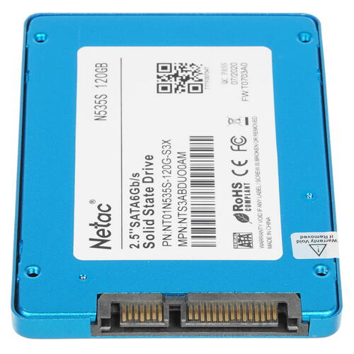 Купить 120 ГБ 2.5" SATA накопитель Netac N535S [NT01N535S-120G-S3X]  4715927. Характеристики, отзывы и цены в Донецке