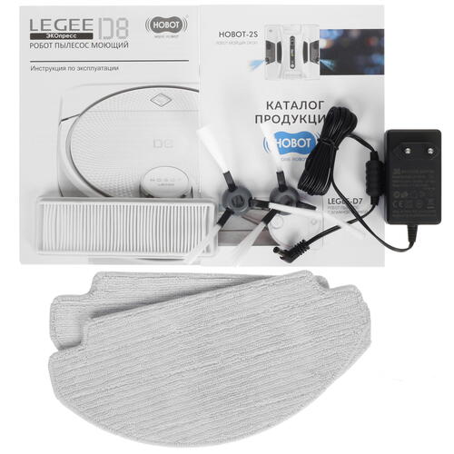 Купить Робот-пылесос HOBOT LEGEE-D8 белый  9988436. Характеристики, отзывы и цены в Донецке