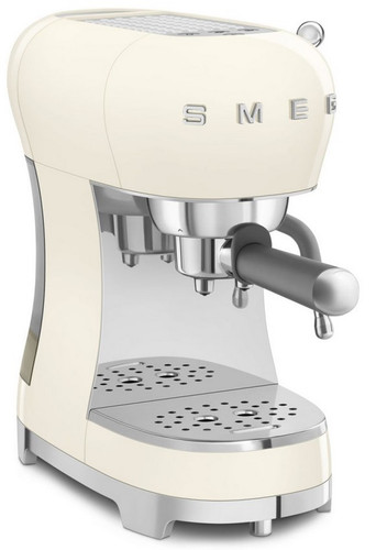 Купить Кофеварка рожковая Smeg ECF02CREU бежевый  5664253. Характеристики, отзывы и цены в Донецке