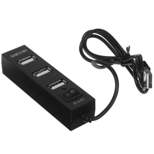 Купить USB-разветвитель DEXP BT4-01  1018378. Характеристики, отзывы и цены в Донецке