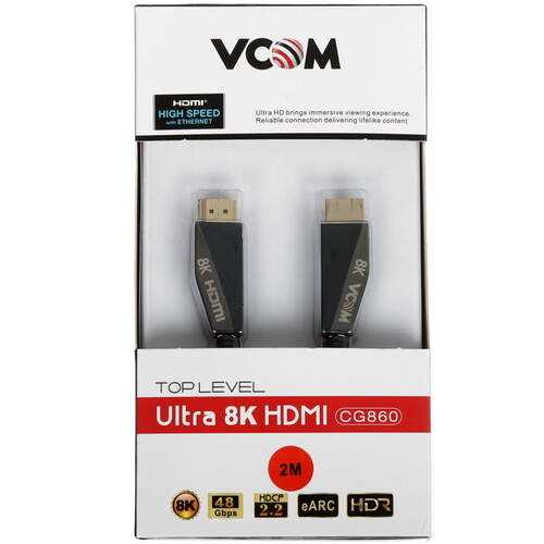 Купить Кабель  VCOM HDMI - HDMI, 2 м  9174938. Характеристики, отзывы и цены в Донецке