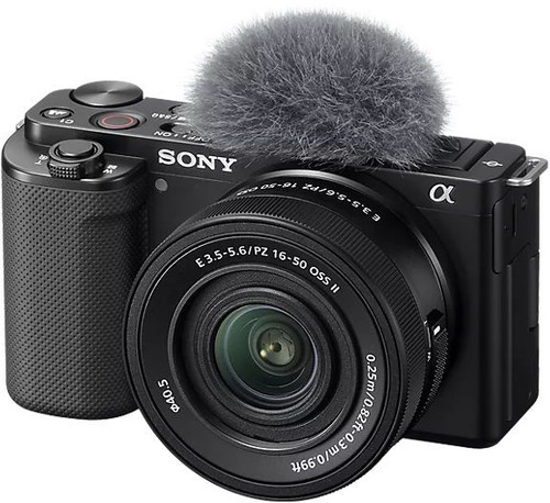 Купить Беззеркальный фотоаппарат Sony Alpha ZV-E10 kit E PZ 16-50mm F3.5-5.6 OSS II черный  5660326. Характеристики, отзывы и цены в Донецке