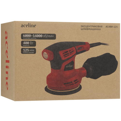 Купить Эксцентриковая шлифмашинка Aceline AC400-125  5433222. Характеристики, отзывы и цены в Донецке