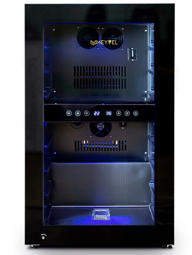 Купить Винный шкаф Meyvel MV45-KBF2 черный  5343817. Характеристики, отзывы и цены в Донецке