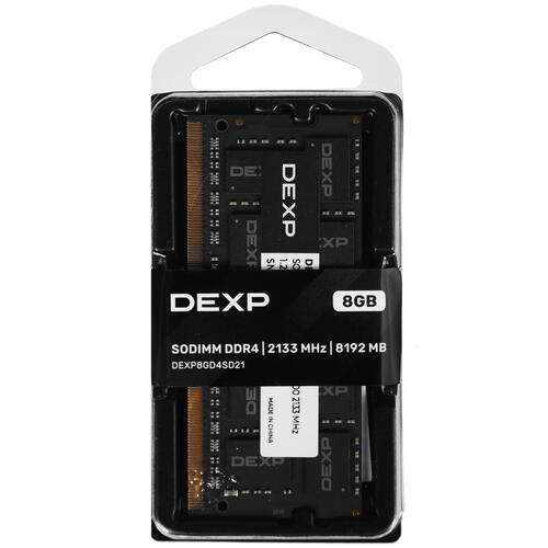 Купить Оперативная память SODIMM DEXP [DEXP8GD4SD21] 8 ГБ  5437498. Характеристики, отзывы и цены в Донецке