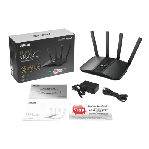 Купить Wi-Fi роутер ASUS RT-BE58U  5614915. Характеристики, отзывы и цены в Донецке