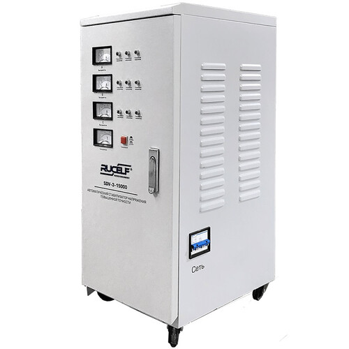 Купить Стабилизатор напряжения RUCELF SDV-3-15000  8105917. Характеристики, отзывы и цены в Донецке