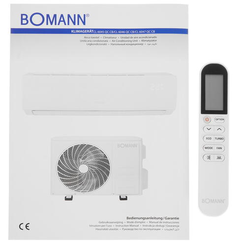 Купить Кондиционер настенный сплит-система Bomann CL 6047 QC CB белый  9903198. Характеристики, отзывы и цены в Донецке