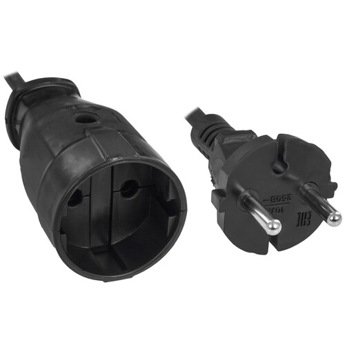 Купить Удлинитель силовой GLANZEN ER-20-005 черный  9158002. Характеристики, отзывы и цены в Донецке