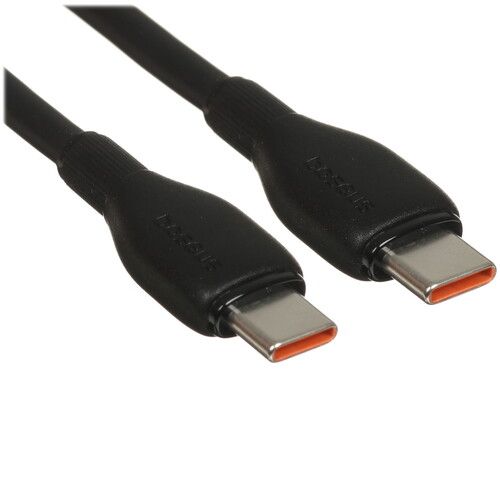 Купить Кабель круглый Baseus USB Type-C - USB Type-C черный 2 м  5495756. Характеристики, отзывы и цены в Донецке