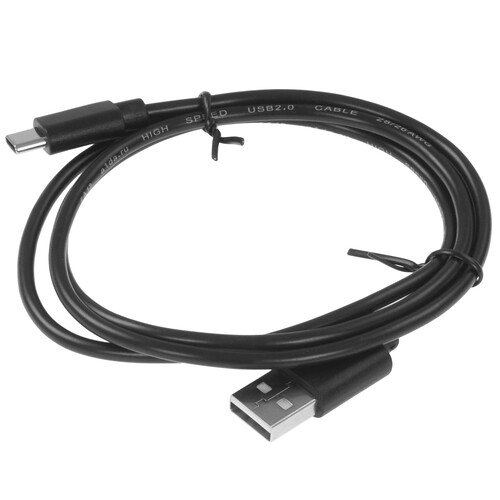 Купить Кабель круглый A1 USB Type-C - USB 2.0 Type-A черный 1 м  5617886. Характеристики, отзывы и цены в Донецке