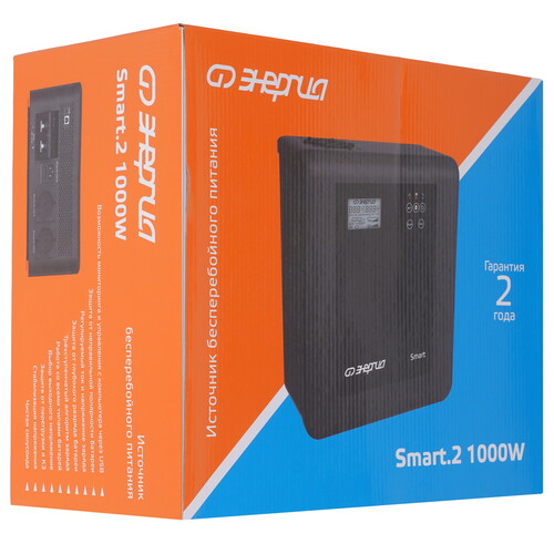 Купить ИБП Энергия Smart.2 1000W  9190602. Характеристики, отзывы и цены в Донецке