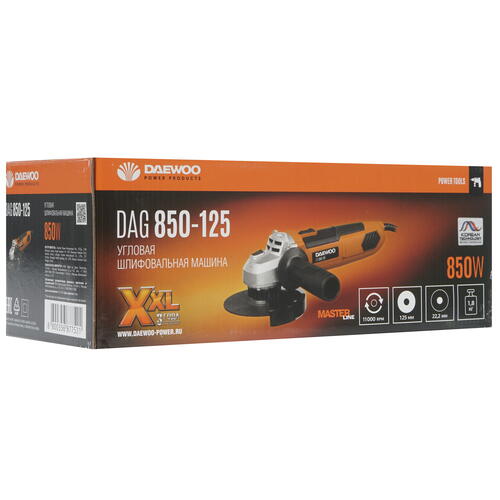 Купить Углошлифовальная машина (УШМ) Daewoo DAG 850-125  1273576. Характеристики, отзывы и цены в Донецке