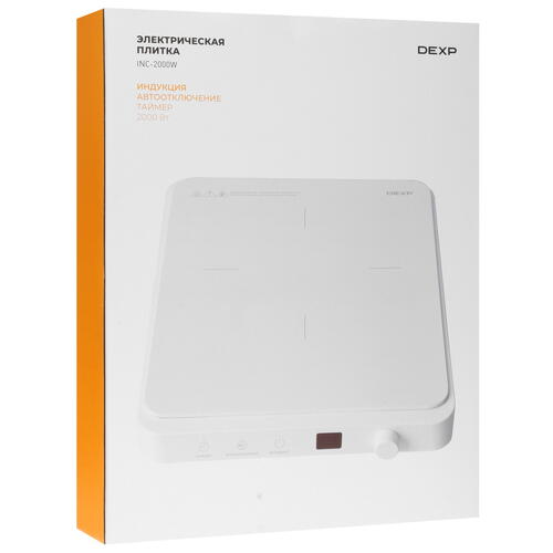 Купить Плита компактная электрическая DEXP INC-2000W белый  9014755. Характеристики, отзывы и цены в Донецке