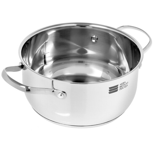 Купить Кастрюля НМП Presto КС123 2.3 л 18 см серебристый  1640909. Характеристики, отзывы и цены в Донецке