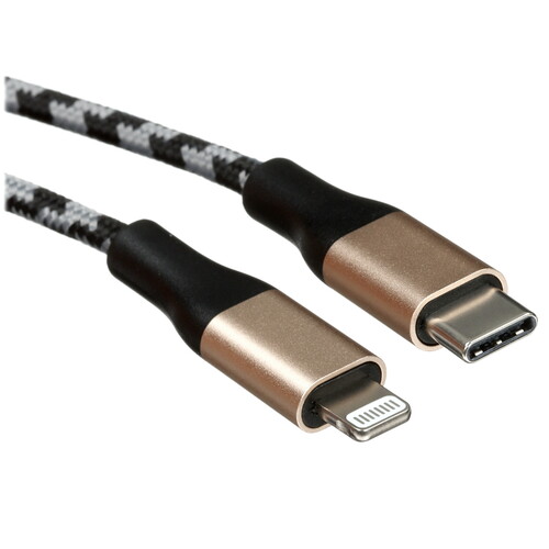 Купить Кабель круглый Verizo Lightning 8-pin MFI - USB Type-C черный 1.5 м  5497260. Характеристики, отзывы и цены в Донецке