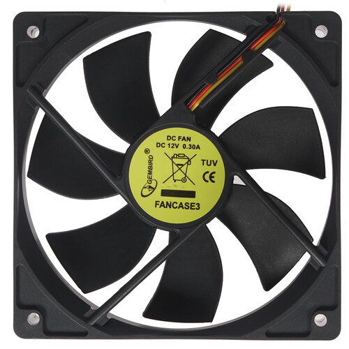 Купить Вентилятор Gembird FANCASE3 [FANCASE3] черный  1338472. Характеристики, отзывы и цены в Донецке