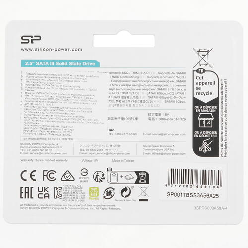 Купить 1000 ГБ 2.5" SATA накопитель Silicon Power Ace A56 [SP001TBSS3A56A25]  5355604. Характеристики, отзывы и цены в Донецке