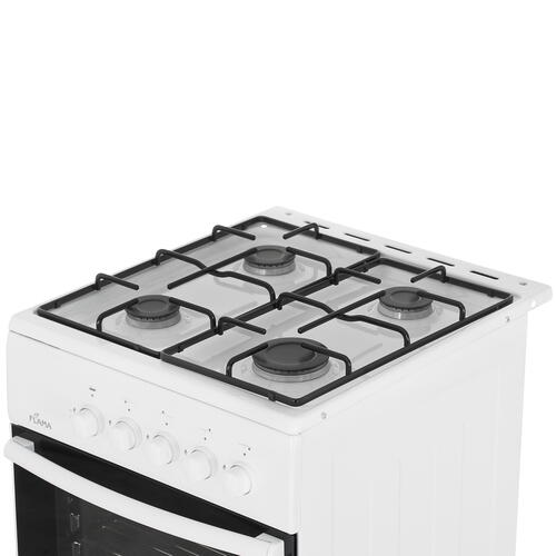Купить Газовая плита Flama RG 24051 W белый  9973272. Характеристики, отзывы и цены в Донецке