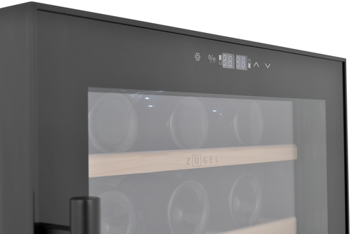 Купить Винный шкаф ZUGEL ZCWF521DB черный  9238030. Характеристики, отзывы и цены в Донецке