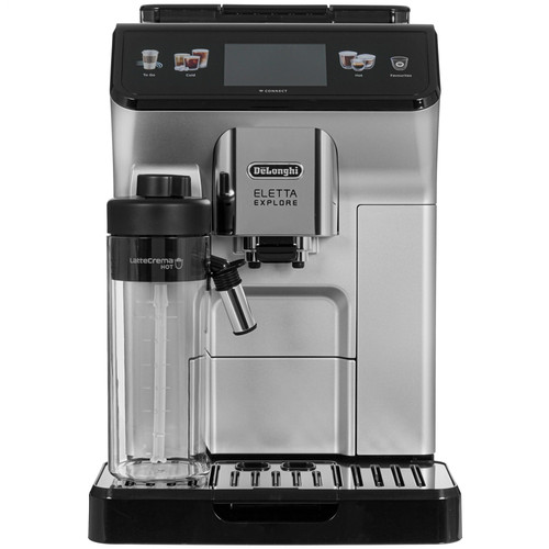 Купить Кофемашина автоматическая DeLonghi Eletta Explore ECAM 450.65 S серебристый  5401854. Характеристики, отзывы и цены в Донецке