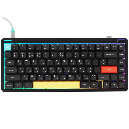 Купить Клавиатура проводная + беспроводная Nuphy Halo75 V2  9247370. Характеристики, отзывы и цены в Донецке