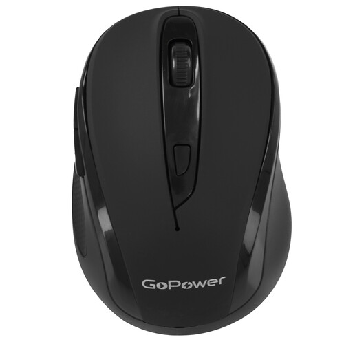 Купить Мышь беспроводная GoPower GPM03 [00-00030986] черный  9281160. Характеристики, отзывы и цены в Донецке