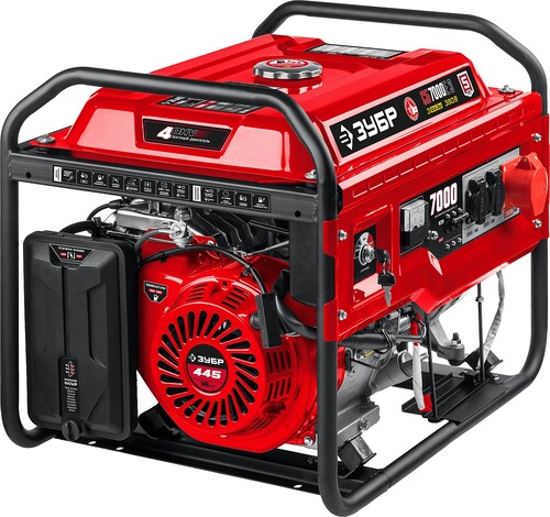 Купить Электрогенератор   бензиновый Зубр СБ-7000Е-3  5307657. Характеристики, отзывы и цены в Донецке