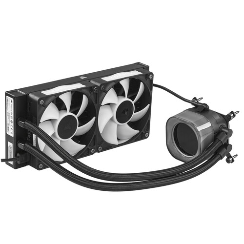 Купить Система охлаждения Corsair iCUE LINK TITAN 240 RX LCD черная  9269903. Характеристики, отзывы и цены в Донецке