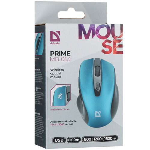 Купить Мышь беспроводная Defender Prime MB-053  9040744. Характеристики, отзывы и цены в Донецке