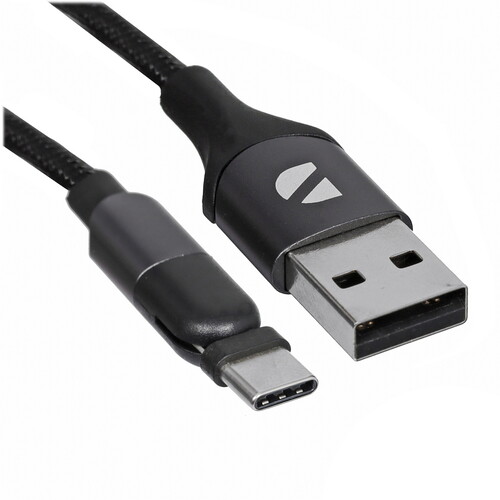 Купить Кабель круглый DEPPA USB Type-C - USB 2.0 Type-A черный 1.2 м  9113458. Характеристики, отзывы и цены в Донецке
