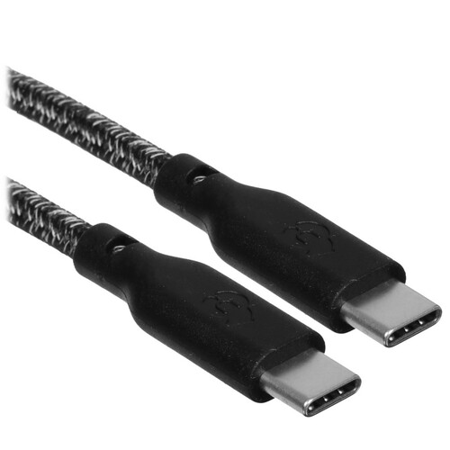 Купить Кабель круглый uBear USB Type-C - USB Type-C черный 1.2 м  5466120. Характеристики, отзывы и цены в Донецке