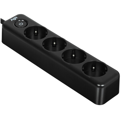 Купить Сетевой фильтр AGNI TP-FD4E черный  9289277. Характеристики, отзывы и цены в Донецке