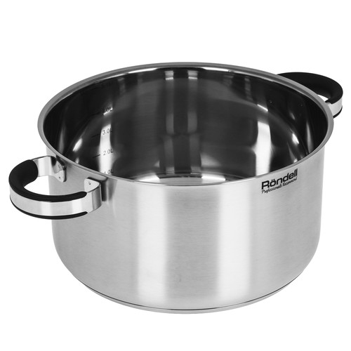 Купить Кастрюля Rondell Brando RDS-1805 5.1 л 24 см серебристый  9309624. Характеристики, отзывы и цены в Донецке