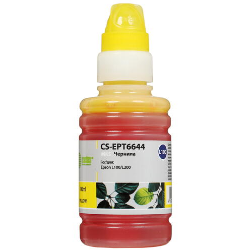 Купить Чернила водорастворимые Cactus CS-EPT6644 желтый  7938708. Характеристики, отзывы и цены в Донецке