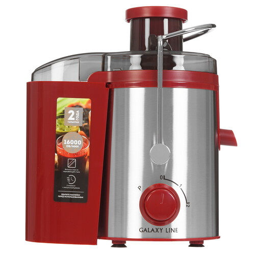 Купить Соковыжималка электрическая Galaxy Line GL0816 красный  9221583. Характеристики, отзывы и цены в Донецке