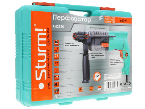 Купить Перфоратор Sturm! RH2550  1086062. Характеристики, отзывы и цены в Донецке