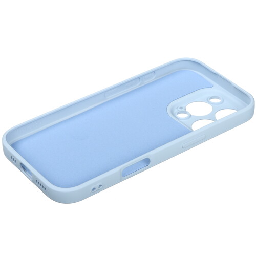 Купить Накладка  BoraSCO Microfiber Case для Apple iPhone 16 Pro голубой  5601829. Характеристики, отзывы и цены в Донецке