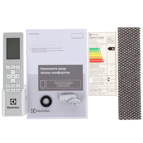 Купить Кондиционер настенный сплит-система Electrolux Atrium DC EACS/I-09HAT/N8 белый  9230843. Характеристики, отзывы и цены в Донецке