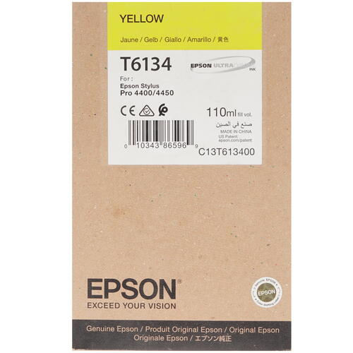 Купить Картридж Epson T6134 желтый  7932545. Характеристики, отзывы и цены в Донецке