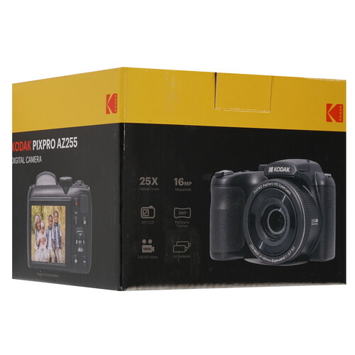 Купить Компактный фотоаппарат Kodak AZ255 черный  5619713. Характеристики, отзывы и цены в Донецке